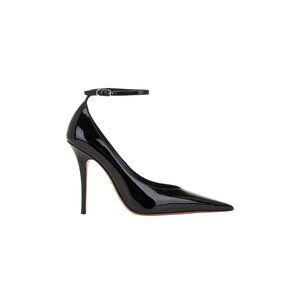 AMINA MUADDI Anok 105 Patent Pumps in Black 41 With Box Womens High Heels